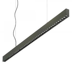 Ideal Lux 271187 LED závesná žiarivka Office 1x30W | 2800lm | 3000K - čierna