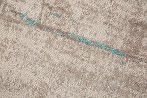 Dizajnový koberec Rowan 240x160 sivobéžový modrý