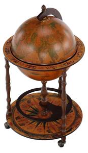 Barový stolík na kolieskach Globus 2-324 - čerešňa