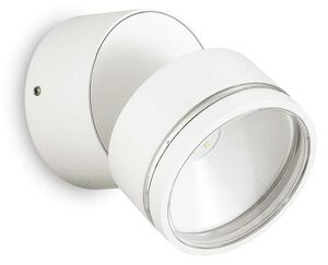 Ideal Lux 285474 LED vonkajšie nástenné svietidlo Omega Ap Round 1x7W | 610lm | 3000K | IP54 - biela