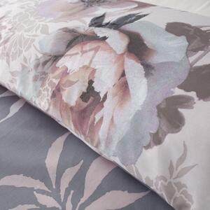 Sivé obliečky Catherine Lansfield Dramatic Floral, 135 x 200 cm