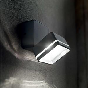 Ideal Lux 285511 LED vonkajšie nástenné svietidlo Omega Ap Square 1x7W | 650lm | 4000K | IP54 - antracit