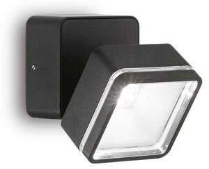 Ideal Lux 285535 LED vonkajšie nástenné svietidlo Omega Ap Square 1x7W | 650lm | 4000K | IP54 - čierna