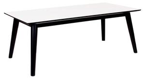 Konferenčný stolík Ronald, čierno-biely