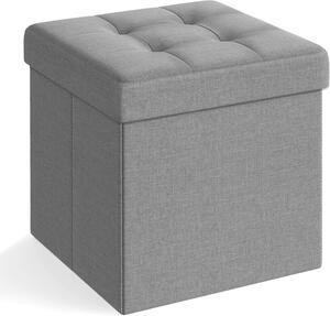 ÚLOŽNÝ BOX NA SEDENIE, textil, kompozitné drevo, 38/38/38 cm - Kreslá, Online Only