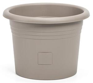 Plastia Samozavlažovací kvetináč Narza pr. 35 cm, taupe, pr. 35 cm