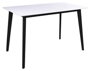 Dizajnový jedálenský stôl Carmen, čierny / biely - Posledný kus