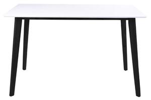 Dizajnový jedálenský stôl Carmen, čierny / biely - Posledný kus