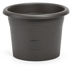 Plastia Samozavlažovací kvetináč Narza pr. 50cm, antracit, pr. 50 cm