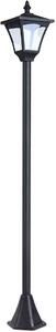 Solárna záhradná lampa Outsunny 10lumen čierna 120cm