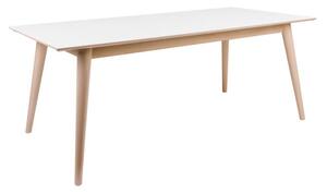 Rozťahovací stôl Ronald 195-285, prírodný / biely