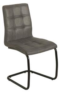 Dizajnová konzolová stolička Moderna, sivá
