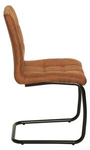 Dizajnová konzolová stolička Moderna, svetlohnedá