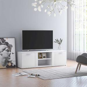 TV skrinka, biela 120x34x37 cm, kompozitné drevo