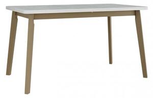 Stôl Harry Mirjan 80 x 140+180 VI (biela Mirjan L) (sonoma). Vlastná spoľahlivá doprava až k Vám domov. 1058499