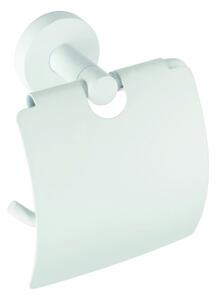Bemeta Design WHITE: Držiak toaletného papiera, s krytom - 104112014