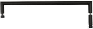 Bemeta Design DARK: Držiak uterákov, 450 mm, na sklenené dvere - 104204310