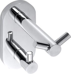 Bemeta Design OMEGA: Vešiak, s 2 háčikmi - 104405222