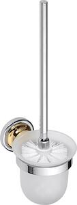 Bemeta Design RETRO gold-chrom: WC kefa, na zavesenie, sklo - 144213018