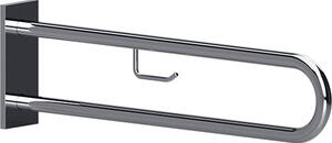 Bemeta Design HELP: Madlo, 813 mm, v tvare U, s držiakom TP, bez krytky, nerez, lesk - 301907461