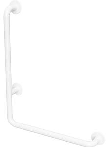 Bemeta Design HELP: Madlo, 680 mm, v tvare L, ľavé, bez krytky, biela - 301112074