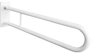 Bemeta Design HELP: Madlo, 900 mm, v tvare U, sklopné, s krytkou, biela - 301607333
