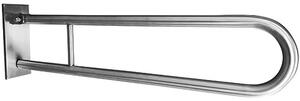 Bemeta Design HELP: Madlo, 813 mm, v tvare U, sklopné, s krytkou, nerez, mat - 301607472