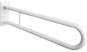 Bemeta Design HELP: Madlo, 600 mm, v tvare U, sklopné, s krytkou, biela - 301607273