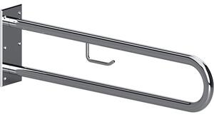 Bemeta Design HELP: Madlo, 600 mm, v tvare U, s držiakom TP, bez krytky, nerez, lesk - 301907271