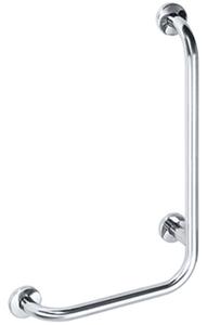 Bemeta Design HELP: Madlo, 680 mm, v tvare L, pravé, s krytkou, nerez, lesk - 301112061