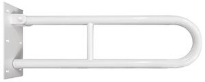 Bemeta Design HELP: Madlo, 600 mm, v tvare U, sklopné, bez krytky, biela - 301102074