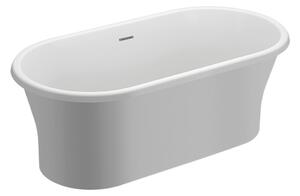 Polimat Akrylátová voľne stojaca vaňa Amona New 150x75 POLIMAT-Rozmery: 150x75, POLIMAT-Farba vane: Biela / biela lesk