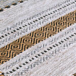Béžový bavlnený koberec Webtappeti Antique Kilim, 120 x 180 cm