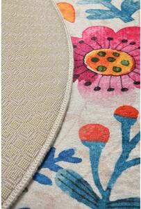 Detský protišmykový koberec Chilam Hello Spring, ø 140 cm