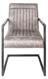 Jedálenská stolička Maddison vintage sivá