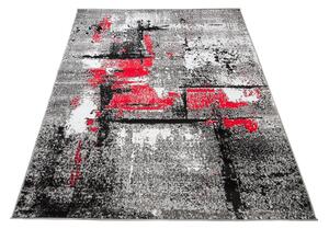 TA Koberec Q541A WHITE MAYA PP ESM Sivý Obdĺžnikový Rozmer: 80x150 cm
