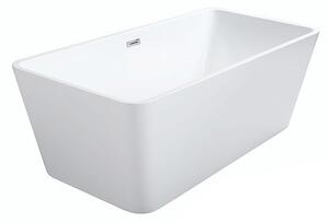 Besco Akrylátová voľne stojaca vaňa Evita 160x80 BESCO-Typ výpuste: Click-Clack s prepadom, chróm, BESCO-Rozmery: 160x80, BESCO-Farba: Biela