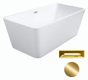Besco Akrylátová voľne stojaca vaňa Evita 160x80 BESCO-Typ výpuste: Click-Clack s prepadom, chróm, BESCO-Rozmery: 160x80, BESCO-Farba: Biela