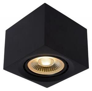 Lucide 09922/12/30 stropné bodové svietidlo Fedler 1x12W | LED GU10 | 820lm | 2200K / 3000K - žiarovka je súčasťou balenia, čierna, stmievateľné, CCT