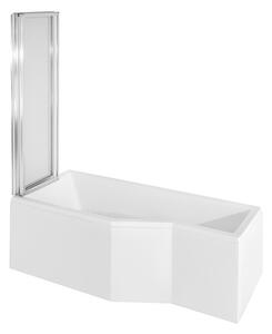 Besco Akrylátová atypická vaňa s vaňovou zástenou INTEGRA VK 2 150x75 (170x75) BESCO-Rozmery: 150x75, BESCO-Farba: Biela, BESCO-Orientácia: Ľavá