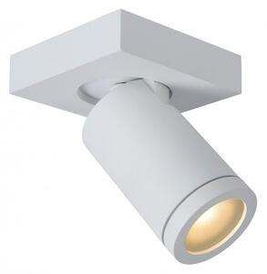 Lucide 09930/05/31 stropné bodové svietidlo 1x5W | LED GU10 | 320lm | 2200K / 3000K | IP44 - žiarovka je súčasťou balenia, biela, nastaviteľné, stmievateľné, CCT
