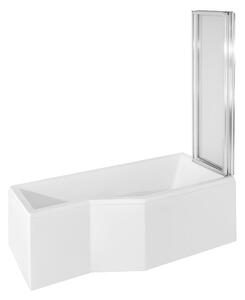 Besco Akrylátová atypická vaňa s vaňovou zástenou INTEGRA VK 2 150x75 (170x75) BESCO-Rozmery: 150x75, BESCO-Farba: Biela, BESCO-Orientácia: Ľavá