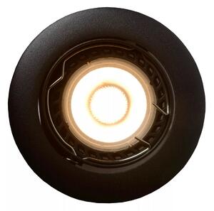Lucide 11001/15/30 zápustné bodové svietidlo Focus 3x5W | LED GU10 | 3 x320lm | 3000K - žiarovka je súčasťou balenia, stmívaltené, čierna, kruh