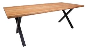Dizajnový jedálenský stôl Finnegan, svetlý dub