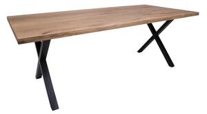 Dizajnový jedálenský stôl Finnegan, tmavý dub