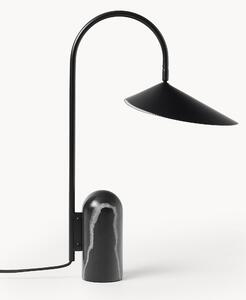 Veľká stolová lampa s mramorovou základňou Arum, nastaviteľná
