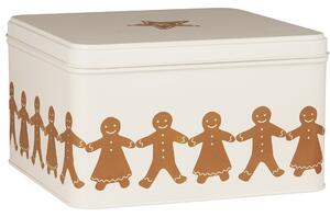 Plechová škatuľa Gingerbread Couples Square