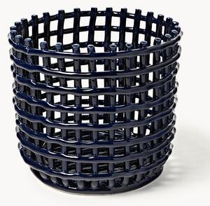 Ručne vyrobený úložný kôš Nalan, V 21 cm