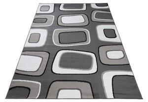 TA Koberec T965A DARK GRAY MAYA PP ESM Biely Obdĺžnikový