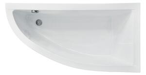 Besco Akrylátová asymetrická vaňa Praktika 140x70 (150x70) BESCO-Rozmery: 140x70, BESCO-Farba: Biela, BESCO-Orientácia: Ľavá